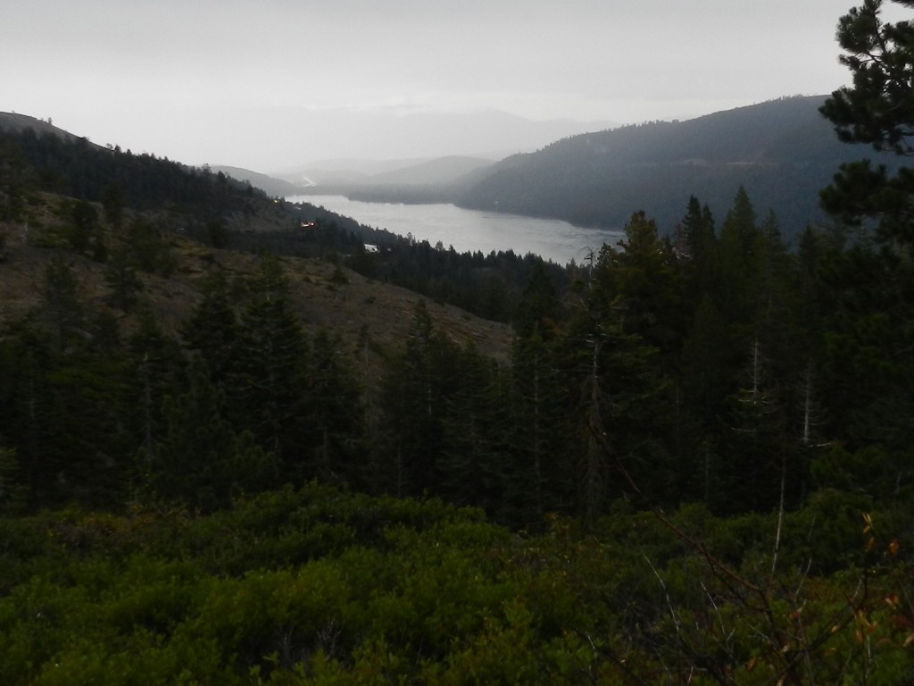 Donner Lake, as dusk approaches